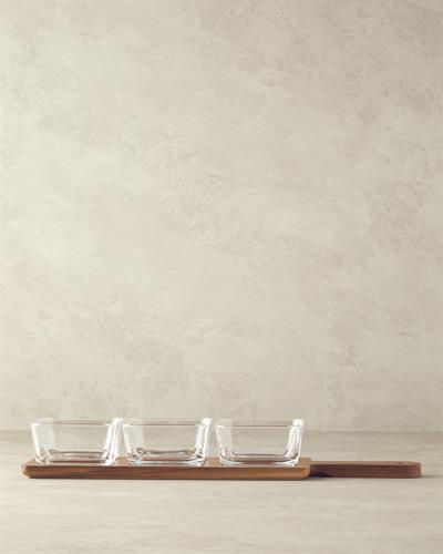 Orient Acacia 4 Pieces Presenter Dark Brown