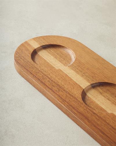 Orient Acacia 4 Pieces Presenter Dark Brown