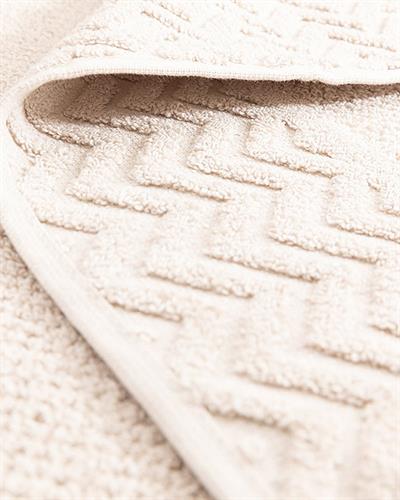 Orient Кърпа За Крака Жакардов 50x70 см Светлобежов