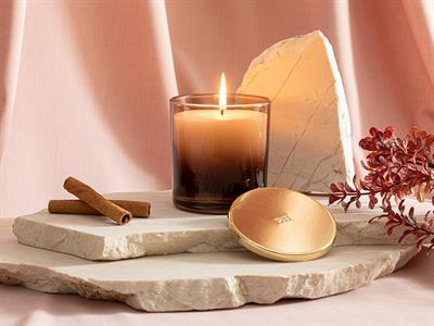 Ornella Scented Candle 220 g Yellow-Brown