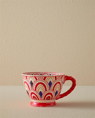 Ornella Ceramic Mug 400 ml Red