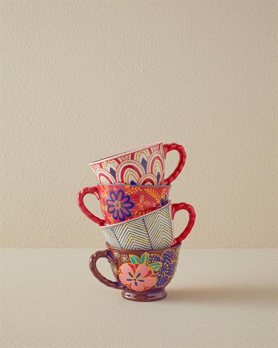 Ornella Ceramic Mug 400 ml Red