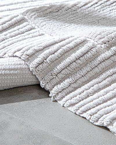 Oscar Cotton Bathroom Mat 60x90 cm Gray