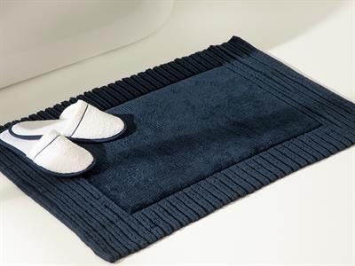 Oscar Постелка За Баня Памучен 60x90 см Морскосин