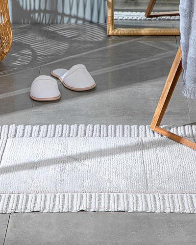 Oscar Cotton Bathroom Mat 60x90 cm Gray