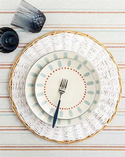 Osier Американзки Сервиз Ракита, Кремово, 38 Cm