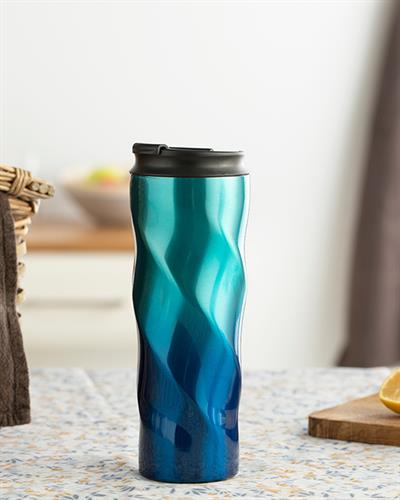 Oslo Термос Неръждаема Стомана, Морско Синьо – Зелено, 500 Ml