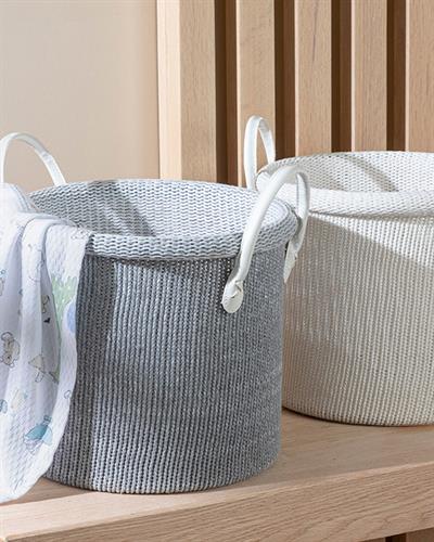 Oxford Кошница 28x28x25 см Бял