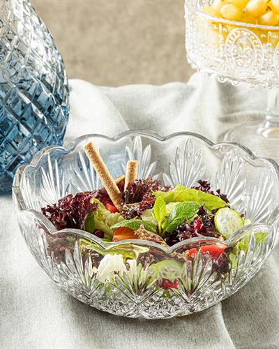 Pablo Купа За Салата Стъкло, Прозрачен, 22 Cm