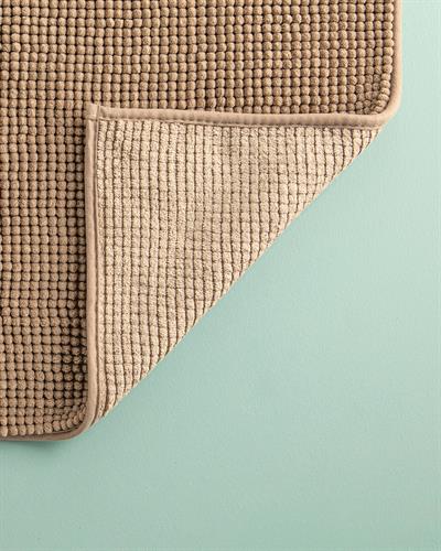 Paige Polyestere Shaggy Bathroom Mat 50x80 cm Brown