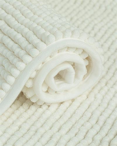 Paige Постелка За Баня Макарони, Полиестер, Екру, 50 X 80 Cm