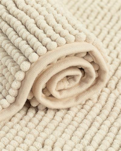 Paige Постелка За Баня Макарони, Полиестер, Бежово, 50 X 80 Cm