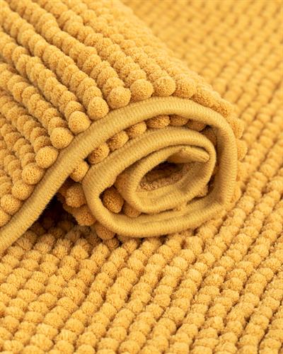 Paige Polyestere Shaggy Bathroom Mat 50x80 cm Yellow