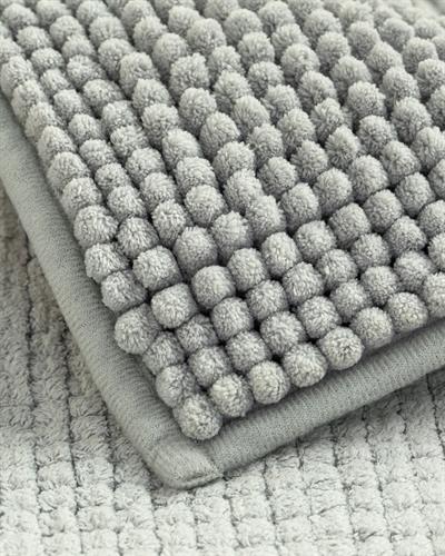 Paige Постелка За Баня Макарони, Полиестер, Сиво, 50 X 80 Cm