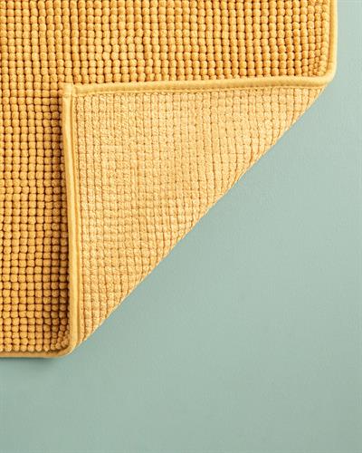 Paige Polyestere Shaggy Bathroom Mat 50x80 cm Yellow