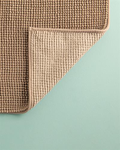 Paige Polyestere Shaggy Bath Mat Set 60x90 + 40x60 cm Brown