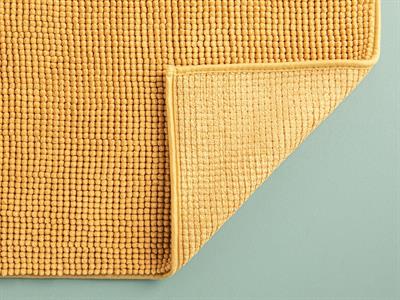 Paige Polyestere Shaggy Bath Mat Set 60x90 + 40x60 cm Yellow