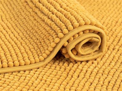 Paige Polyestere Shaggy Bath Mat Set 60x90 + 40x60 cm Yellow