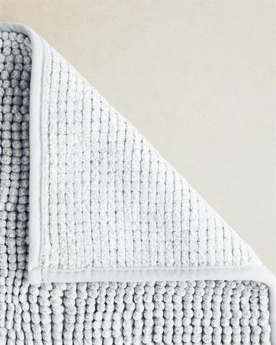 Paige Комплект Постелки За Баня Пъстър с вид на спагети Полиестер 60x90 + 40x60 см Светлосив