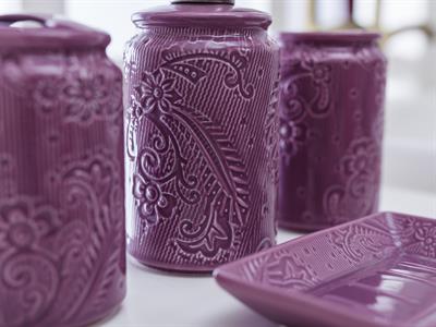 Paisley КОМПЛЕКТ ЗА БАНЯ 4 Set Порцелан . Lilac.