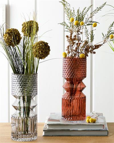 Paisley Charm Ваза Стъкло 25 см Оранжев