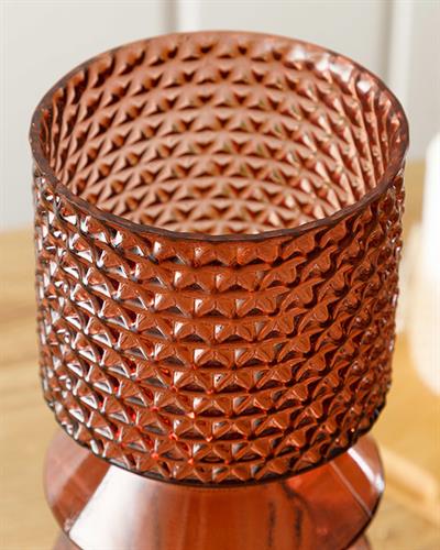 Paisley Charm Ваза Стъкло 25 см Оранжев