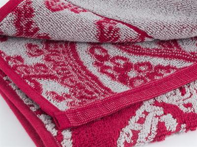 Paisley Chic ХАВЛИЯ ЗА ЛИЦЕ Боядисана нишка 50x80 cm Claret Red
