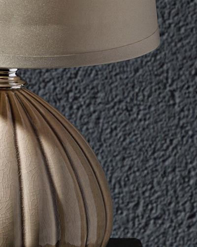 Palin Абажур Порцелан 12x12x24 см Бежов