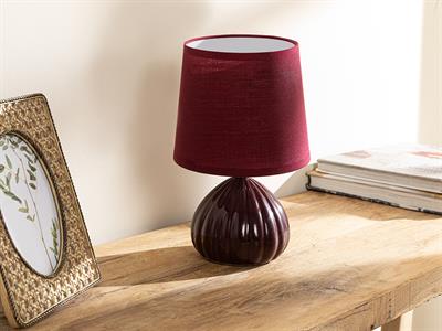 Palin Абажур 12x12x24 см Тъмно бордо