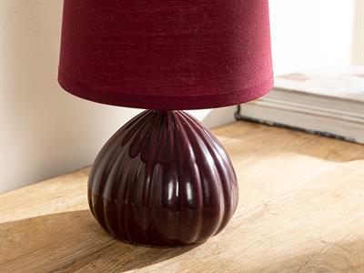 Palin Абажур 12x12x24 см Тъмно бордо