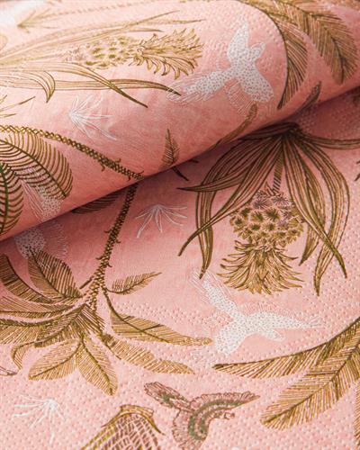 Palm Хартиени Салфетки 20 бр. Хартия 33x33 см Розов