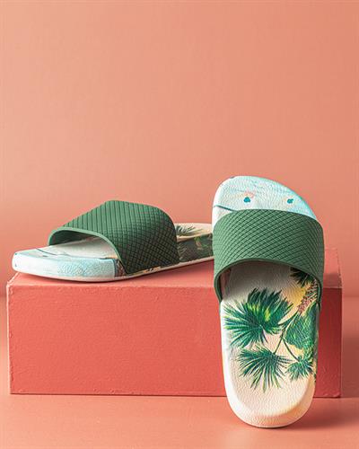 Palm Плажни Телрлици Дамски, Зелено, 36