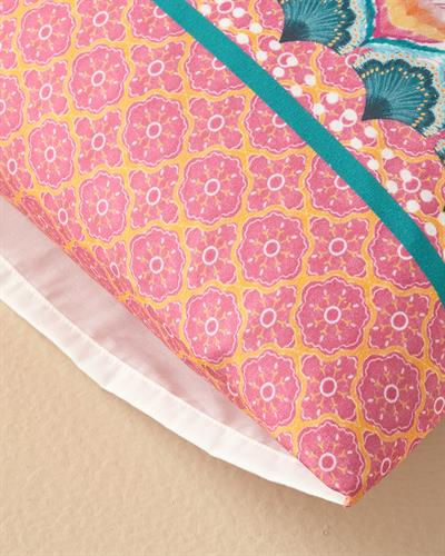 Palmy Patch Калъфка За Възглавница 2 бр. Мек памук с дигитална щампа 50x70 см Оранжев - Бежов