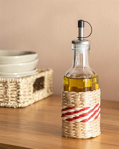 Paloma Диспенсър За Олио Ракита, Стъкло, Червено, 170 Ml