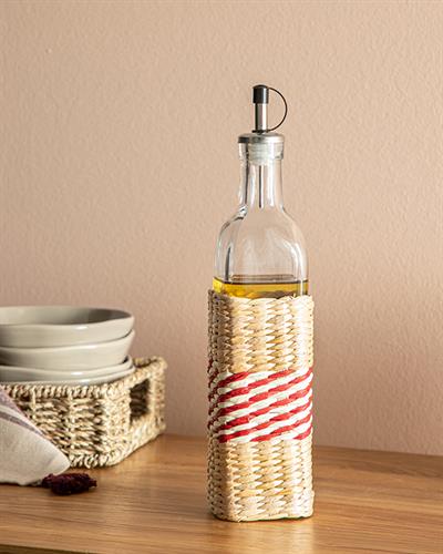 Paloma Диспенсър За Олио Ракита, Стъкло, Червено, 420 Ml