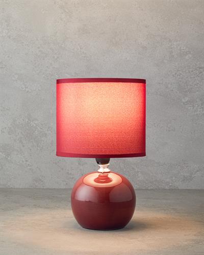 Pansy Абажур 11x11x15 см Тъмно бордо