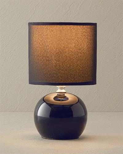 Pansy Абажур Порцелан 11x11x15 см Черен