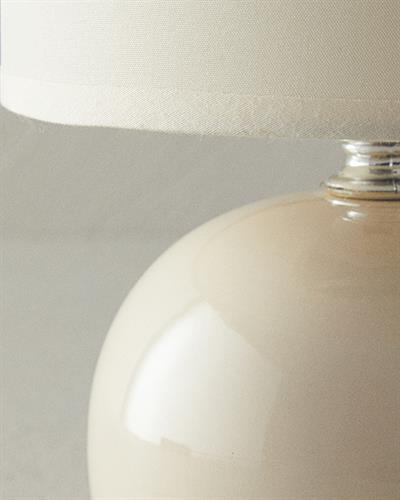 Pansy Абажур Порцелан 11x11x15 см Бежов