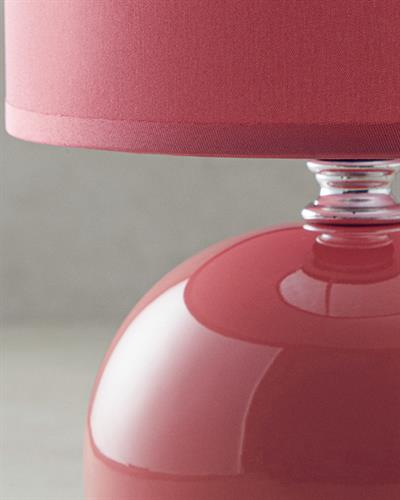 Pansy Абажур Порцелан 11x11x16 см Розов