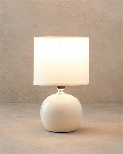 Pansy Абажур Порцелан 11x11x16 см Светлокремав