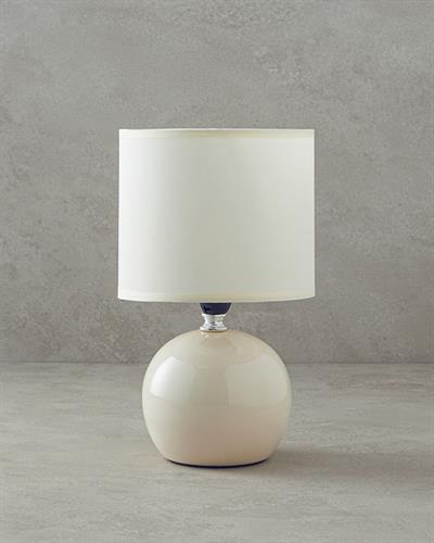 Pansy Абажур Порцелан 11x11x16 см Светлокремав