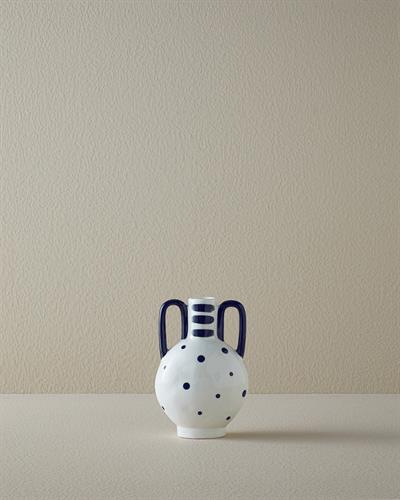 Pansy Ваза Керамика 13x9x18,9 см Черен - Бял