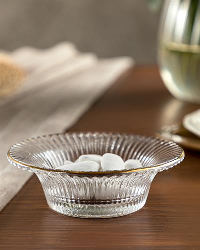 Pansy Glass Appetizers 8 cm Transparent