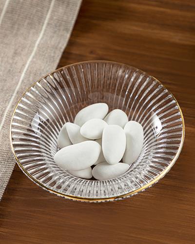 Pansy Glass Appetizers 8 cm Transparent