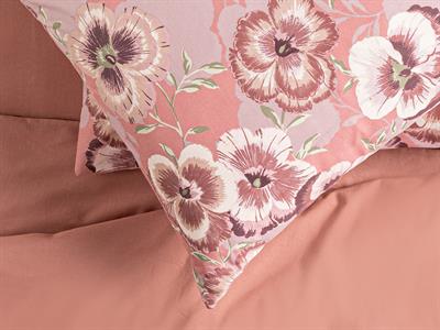 Pansy Bloom Калъфка За Възглавница 2 бр. Памучен 50x70 см Розов