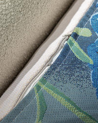 Pansy Bloom Възглавница Goblen, Синьо, 45 X 45 Cm