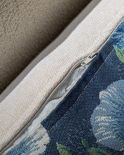 Pansy Garden Възглавница Goblen, Синьо, 45 X 45 Cm