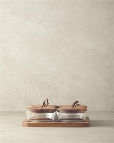 Pantry Комплект За Закуска 4 бр. Боросиликат 240 мл Прозрачен