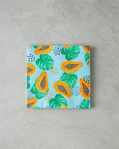 Papaya Хартиени Салфетки 20 бр. Хартия 33x33 см Зелен