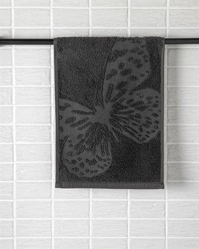 Papillion Кърпа За Ръце Жакардово кадифе 30x45 см Антрацит